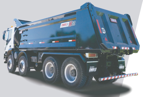 Caja Vuelco Trasera Minero Hardox 22 m3