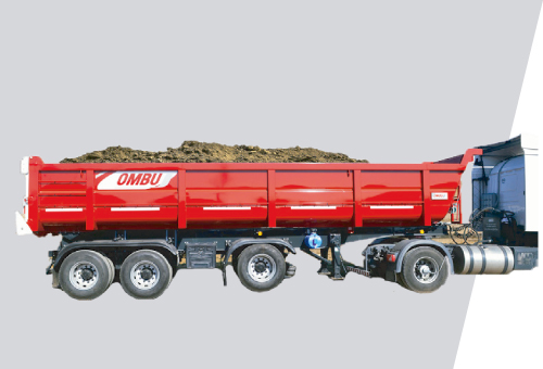 Semirremolque de Vuelco Trasero Tipo Batea 27 a 55 m3